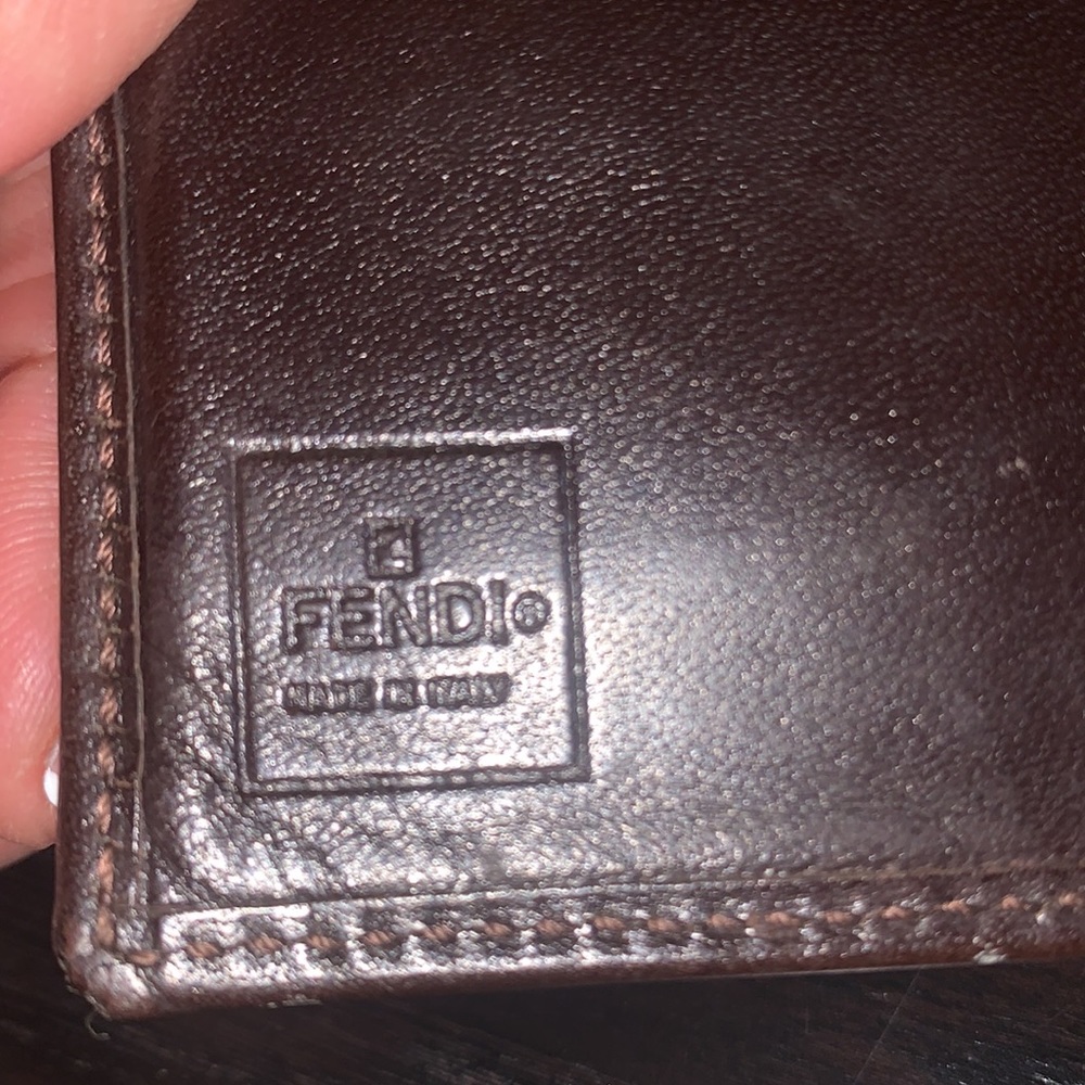 Vintage FENDI Zucca canvas &‎ leather Authentic - Picture 3 of 10